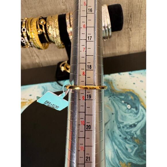 Sz. 8.5 - 11.97CTW Moissanite Gold Over 925 Silver - Picture 7 of 9